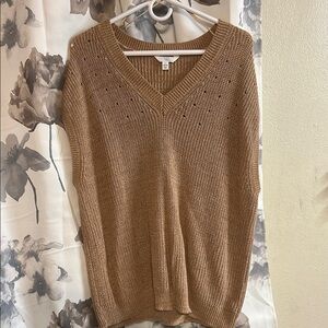 Brown vest top